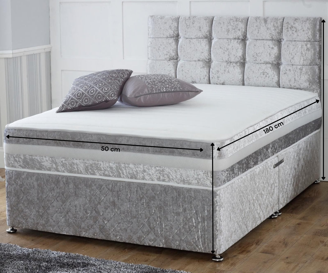 Divan Bed (Silver)