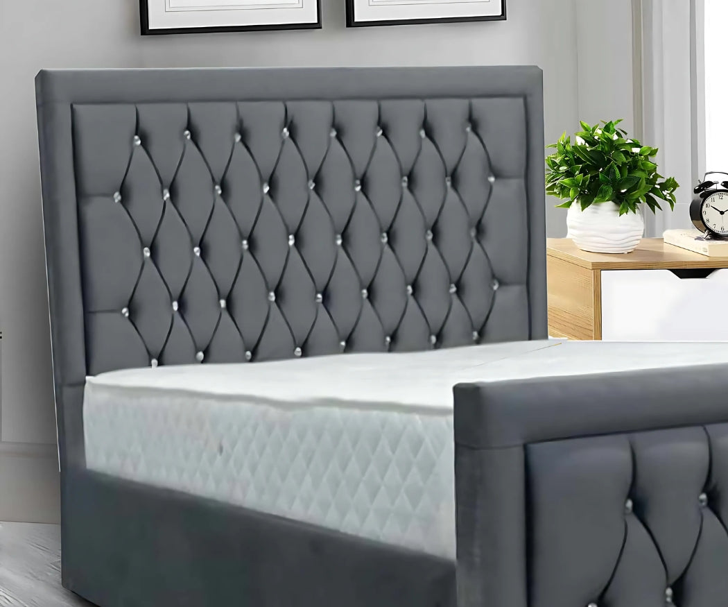 Hilton bed (Grey)