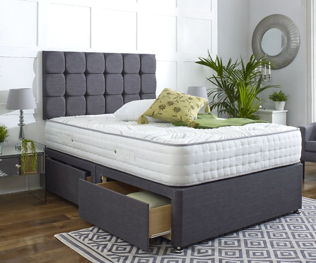 Divan bed (Dark Grey)