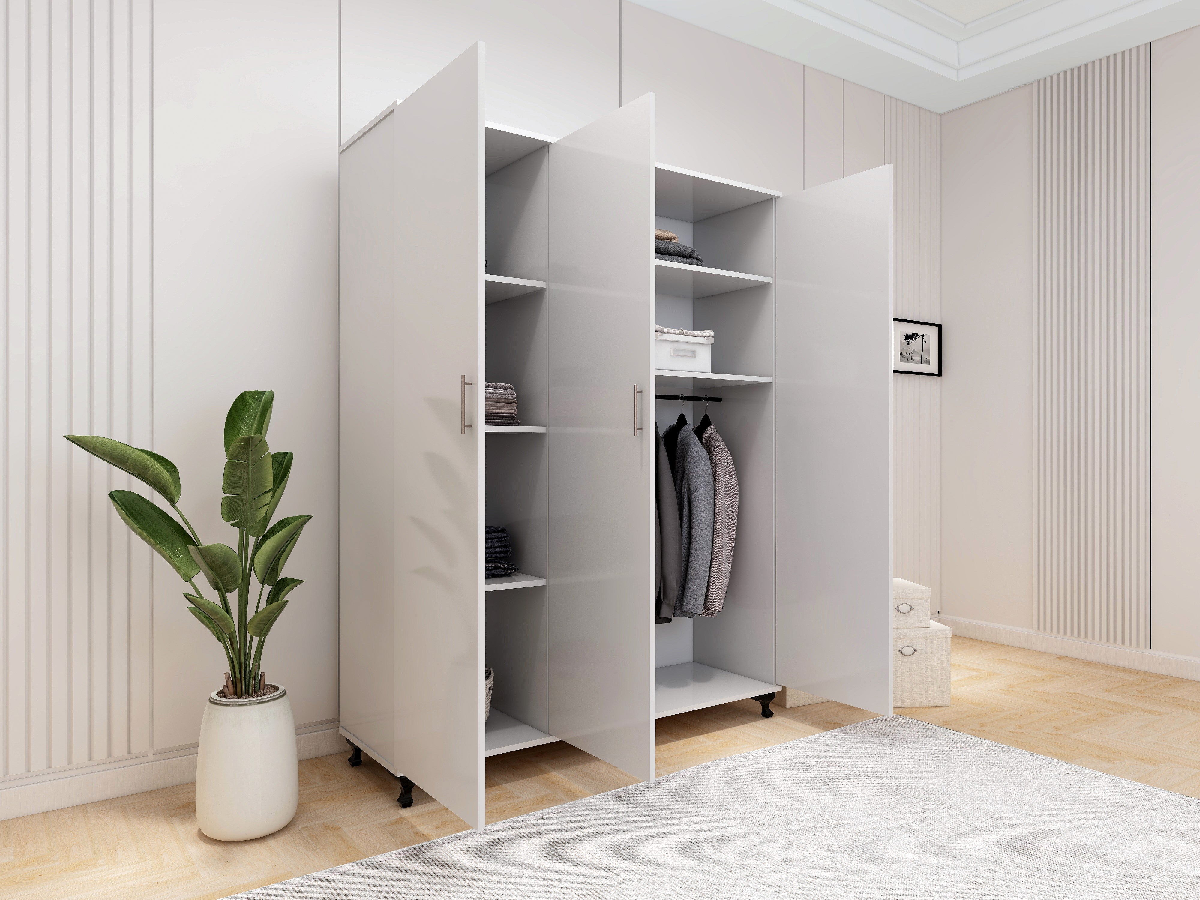 Wardrobe Three doors mirror