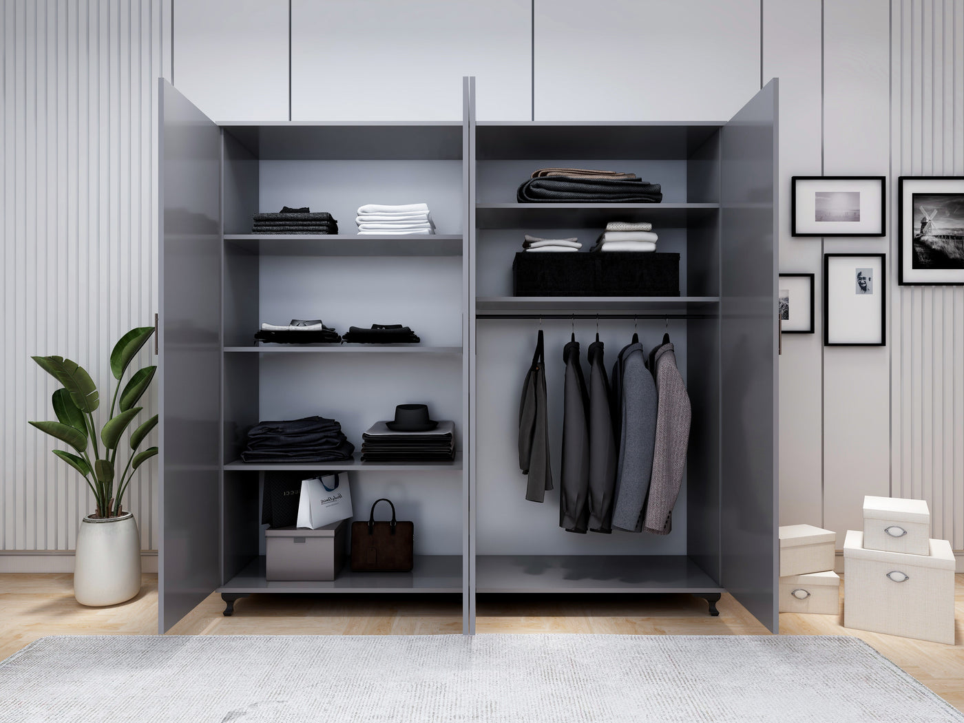 wardrobe Four doors