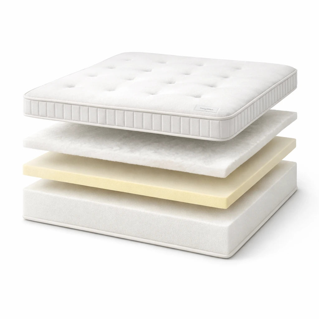 Luxury Foam Mattress with Quilted Comfort, Durable Support, SleepMaker Premium Design