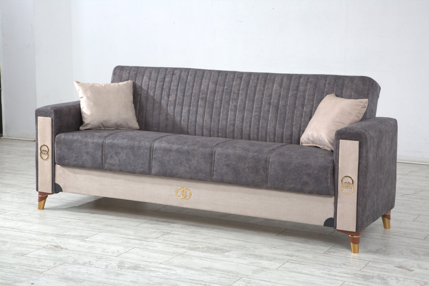 3 seater sofa grey gucci