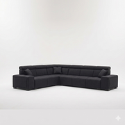 7-Seater L-Shaped Sectional Sofa with Adjustable Headrests and Armrests