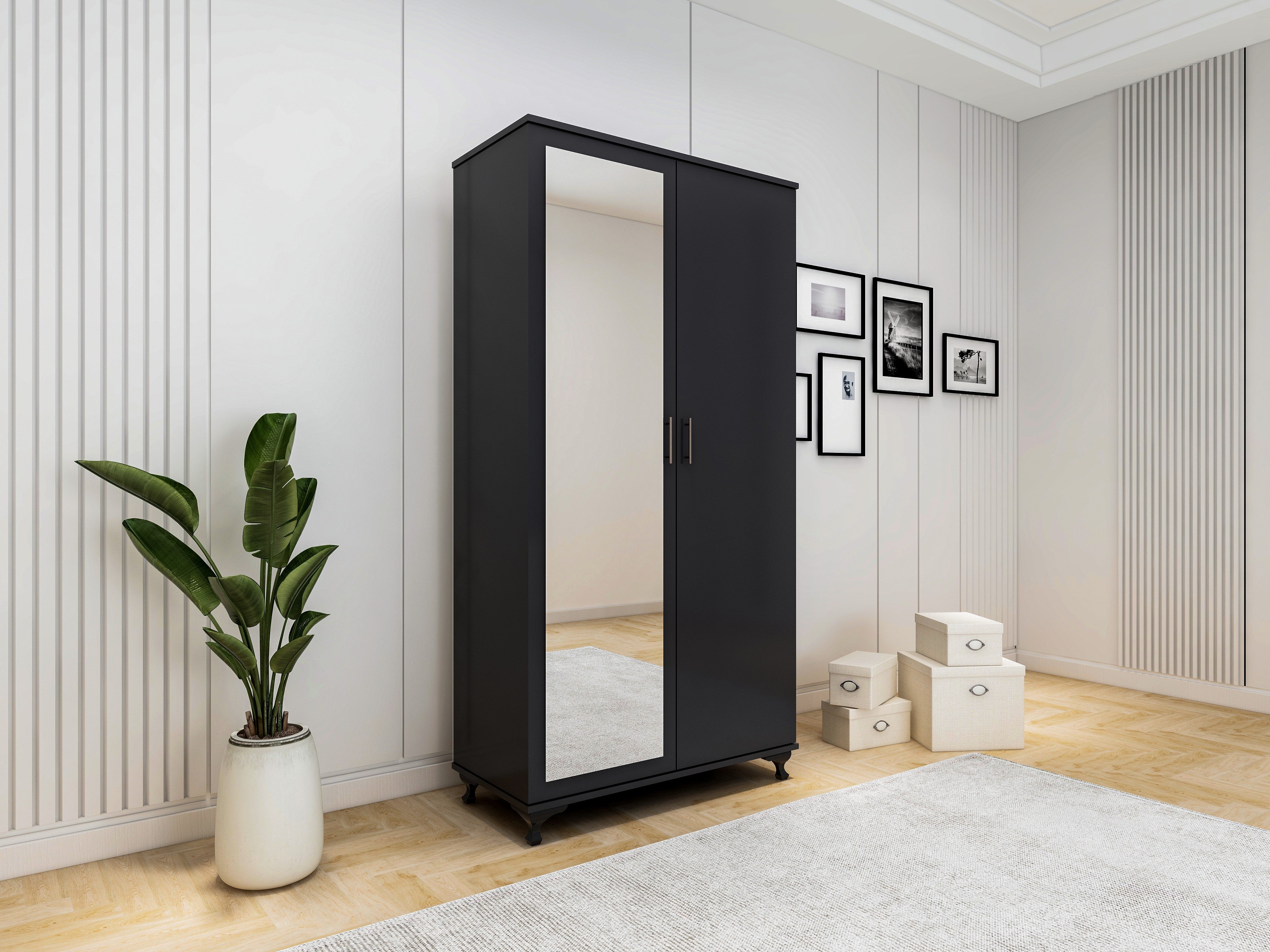 Wardrobe Two doors mirror