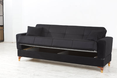 3 seater Sofa black edition