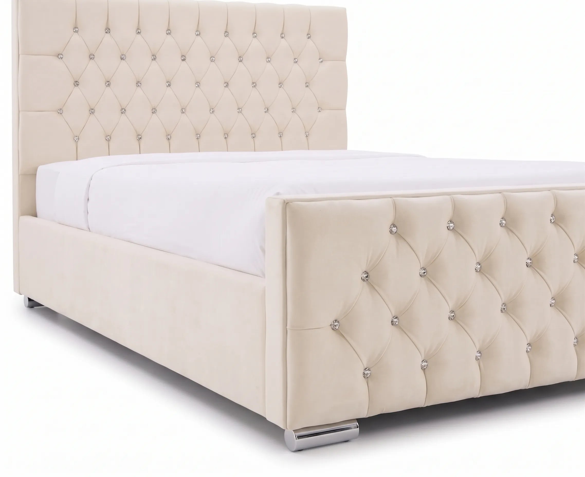 Luxury Florida Storage Bed , Premium Spring Base & High-Quality Mattress Support
