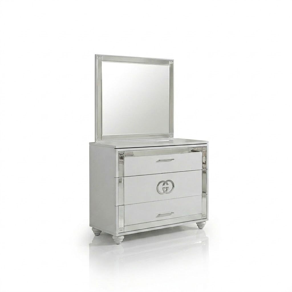 The Royale 5-Piece LV/Gucci Bedroom Suite: Premium Bedroom Furniture Collection