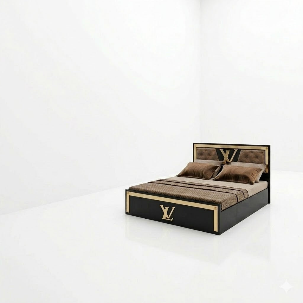 The Royale 5-Piece LV/Gucci Bedroom Suite: Premium Bedroom Furniture Collection