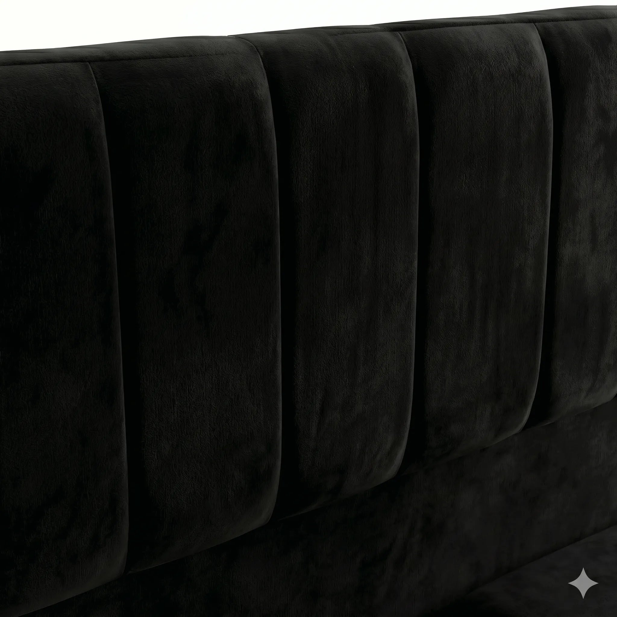 Premium Velvet Gas-Lift Storage Bed with Steel Legs & Upholstered Headboard