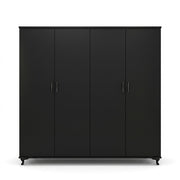 Luxury Four-Sided Walk-In Wardrobe with Premium Storage Space