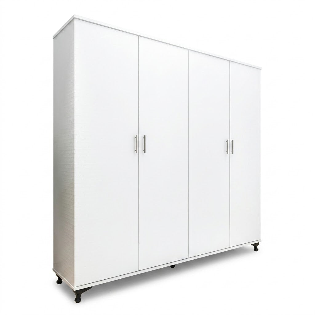 Luxury Four-Sided Walk-In Wardrobe with Premium Storage Space